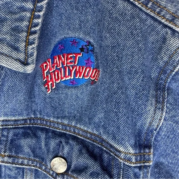 Vintage Planet Hollywood Indianapolis Denim Jacket - Picture 5 of 8